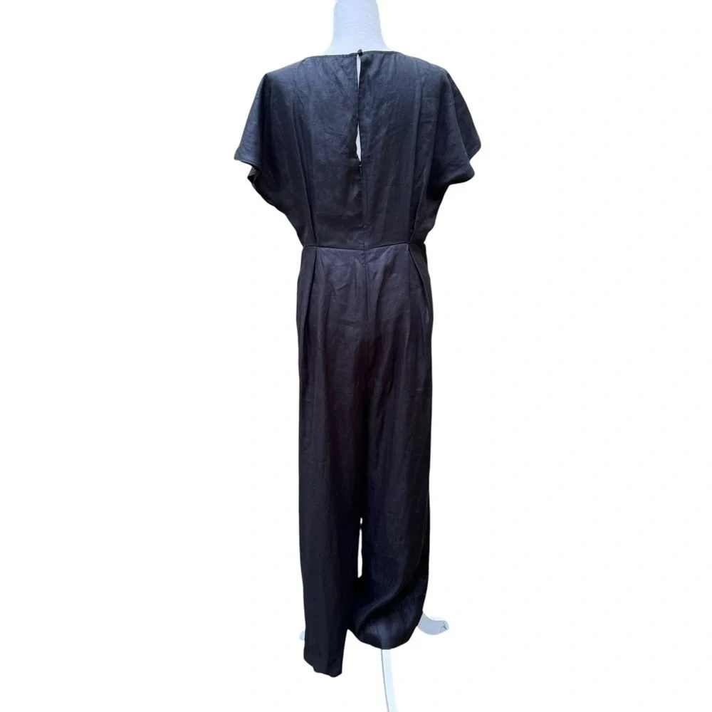 NWOT Banana Republic Linen V Neck Jumpsuit